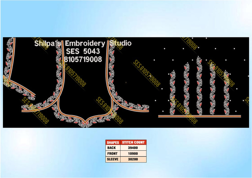 Embroidery Designs 5001-5100 Series