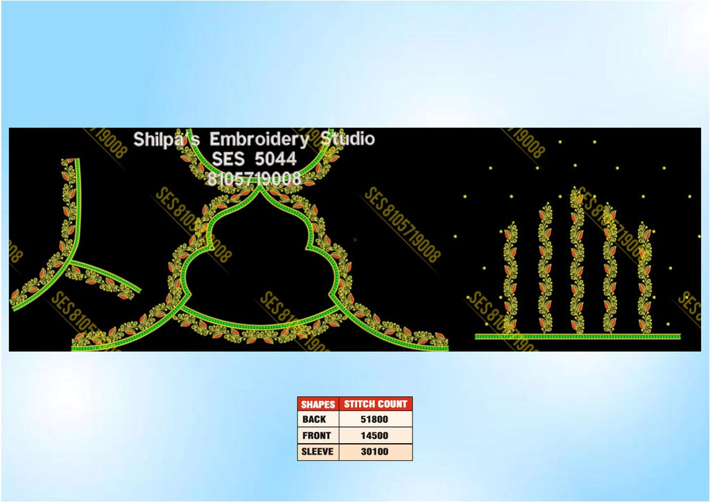 Embroidery Designs 5001-5100 Series