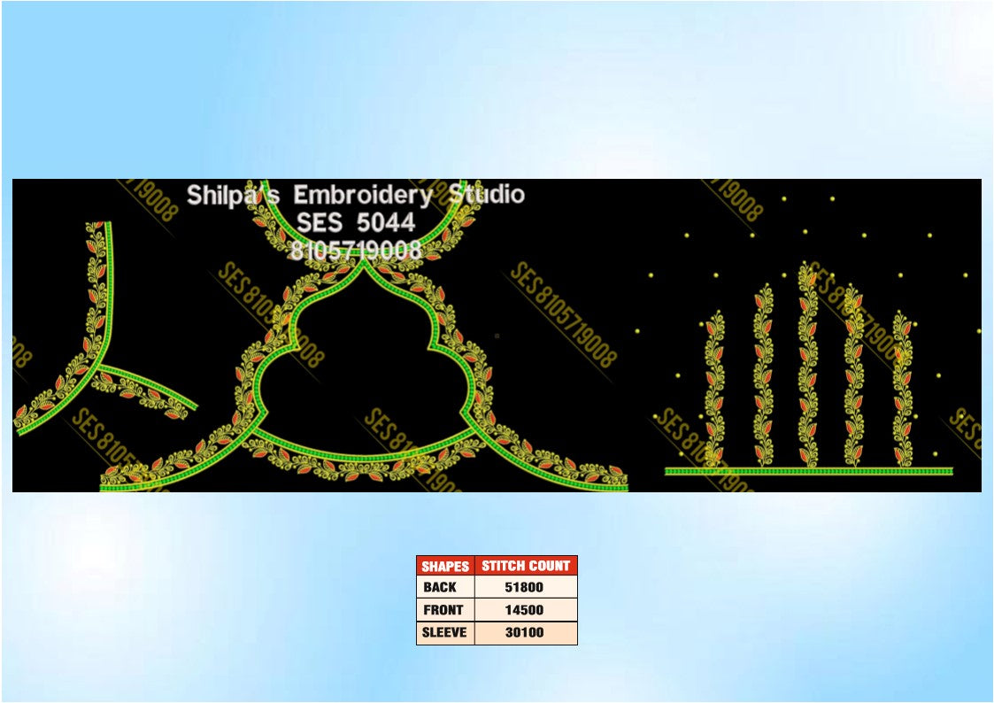 Embroidery Designs 5001-5100 Series