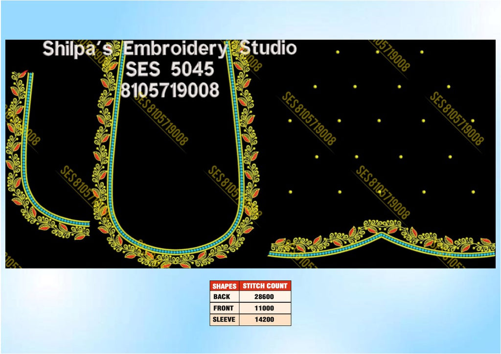 Embroidery Designs 5001-5100 Series