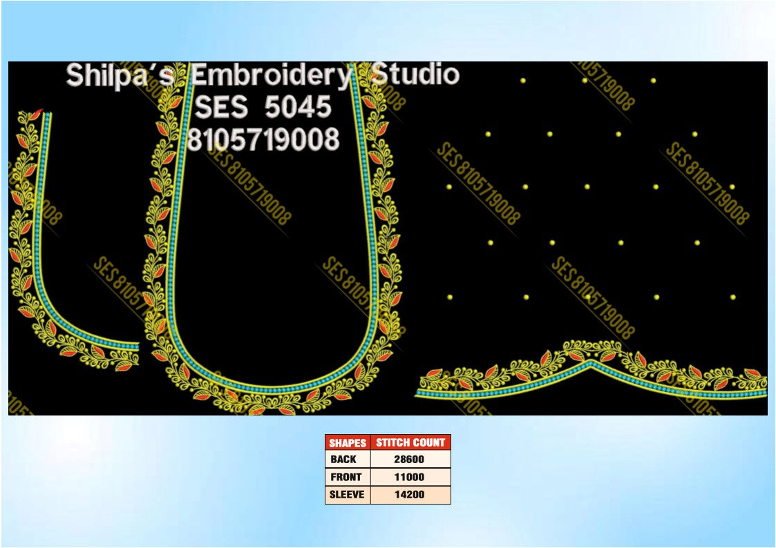 Embroidery Designs 5001-5100 Series