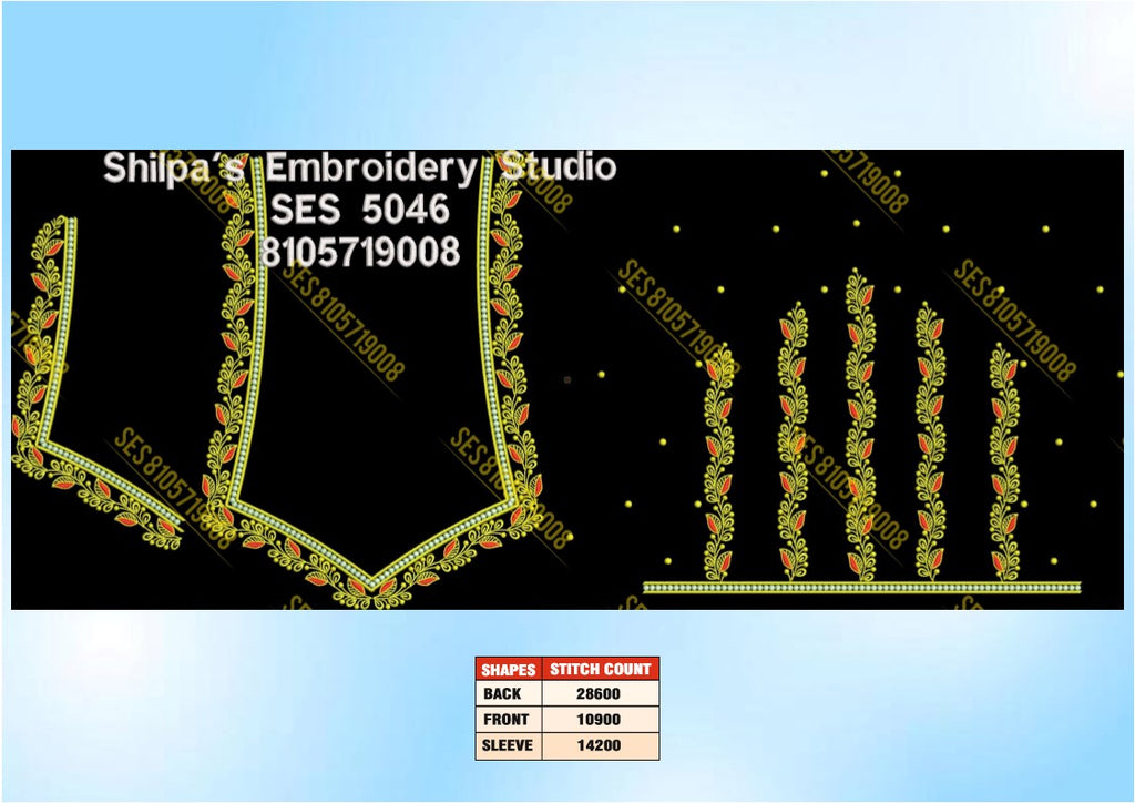 Embroidery Designs 5001-5100 Series