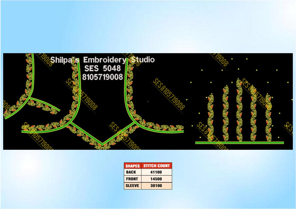 Embroidery Designs 5001-5100 Series