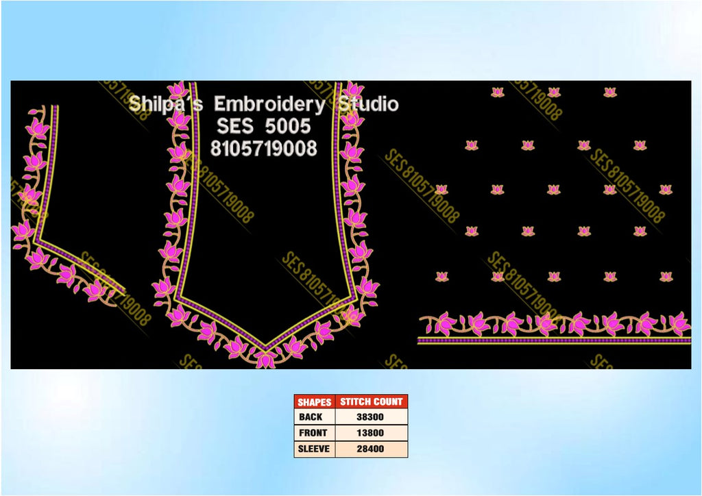 Embroidery Designs 5001-5100 Series
