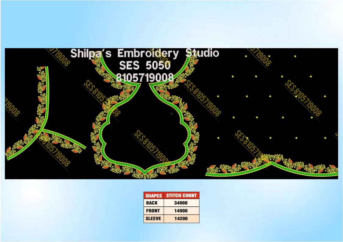 Embroidery Designs 5001-5100 Series