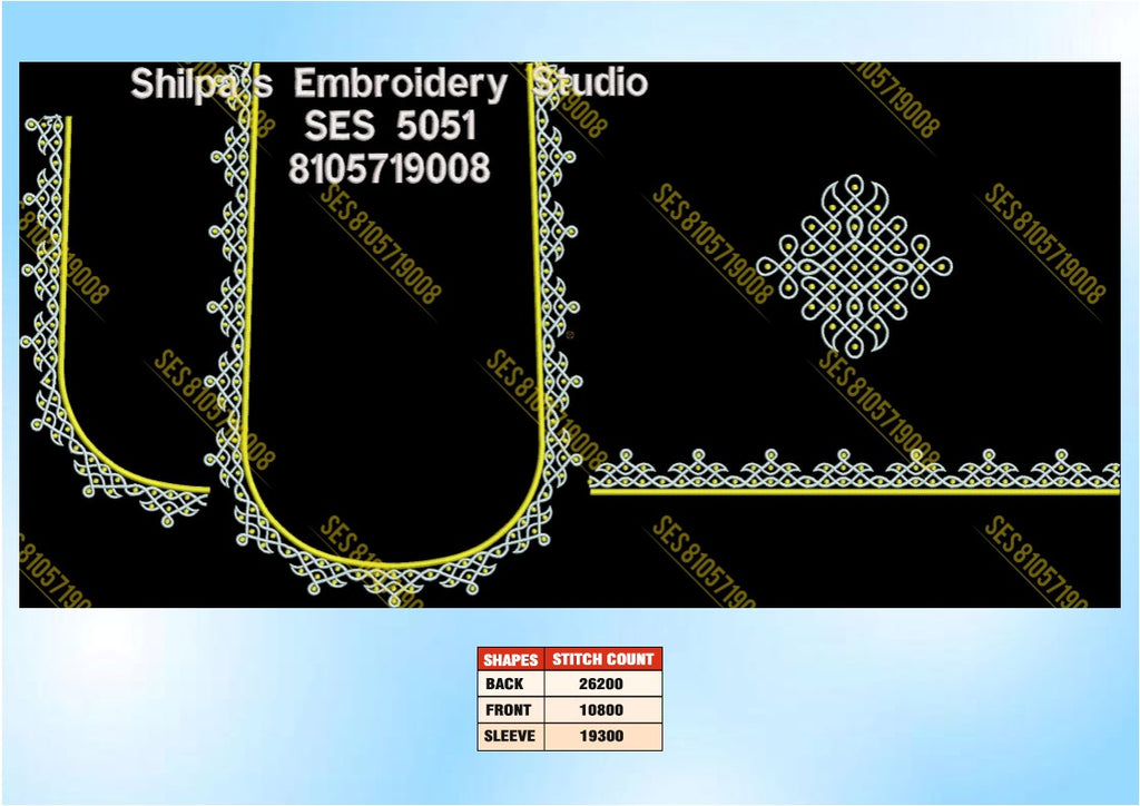 Embroidery Designs 5001-5100 Series