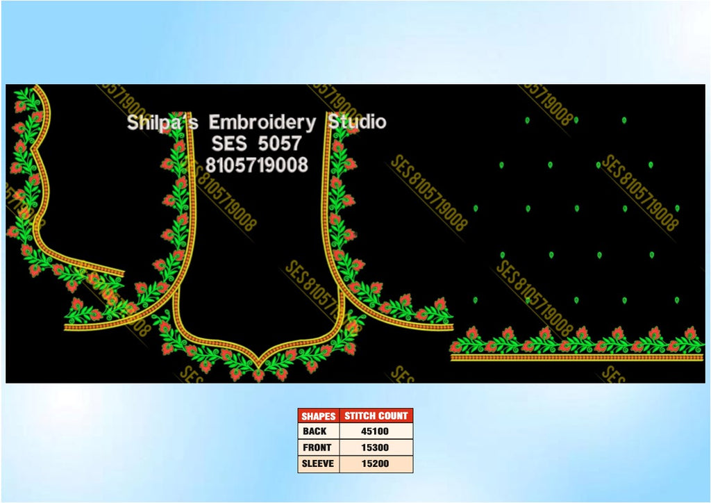 Embroidery Designs 5001-5100 Series