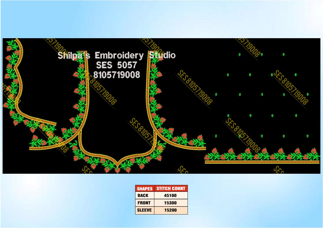 Embroidery Designs 5001-5100 Series