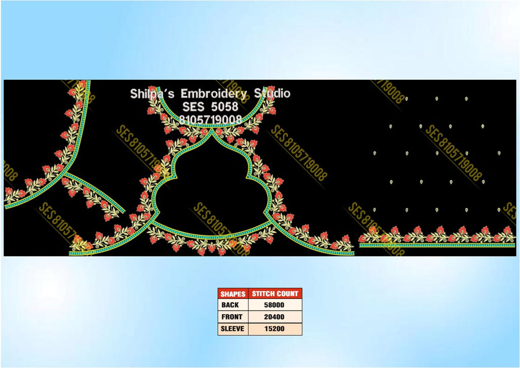 Embroidery Designs 5001-5100 Series