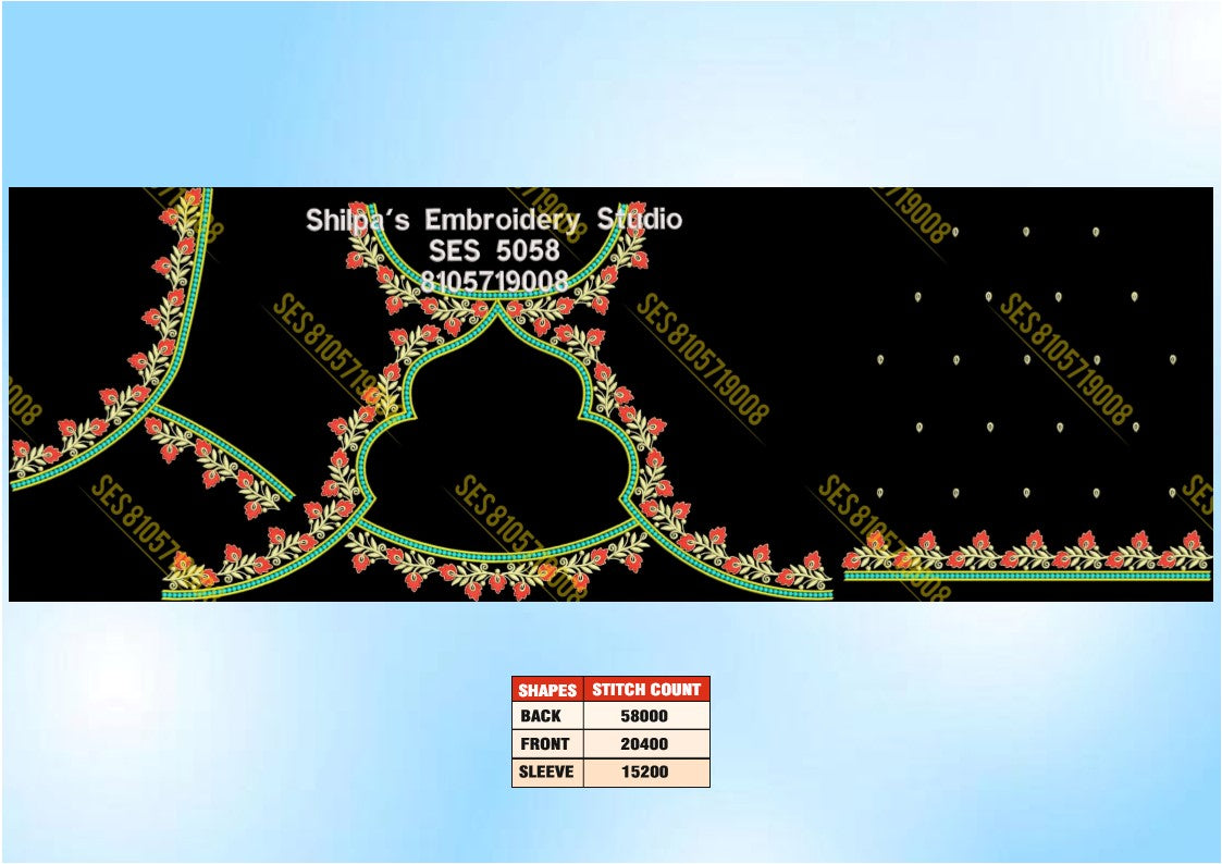 Embroidery Designs 5001-5100 Series