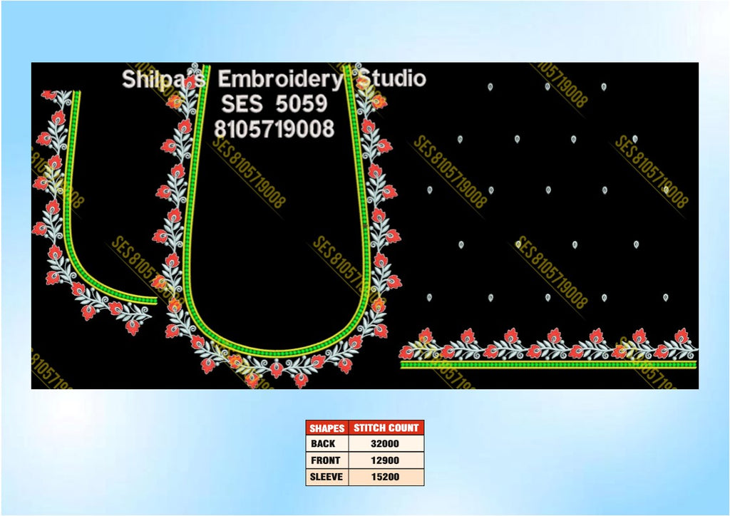 Embroidery Designs 5001-5100 Series