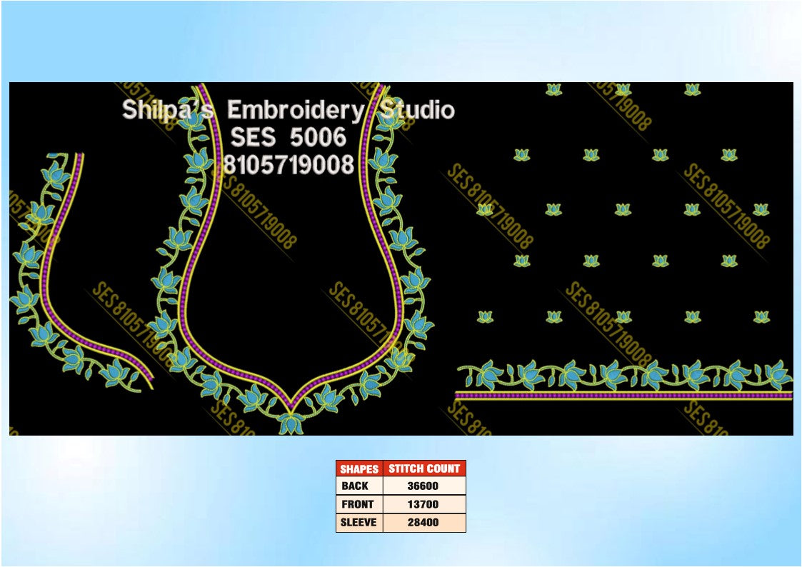 Embroidery Designs 5001-5100 Series