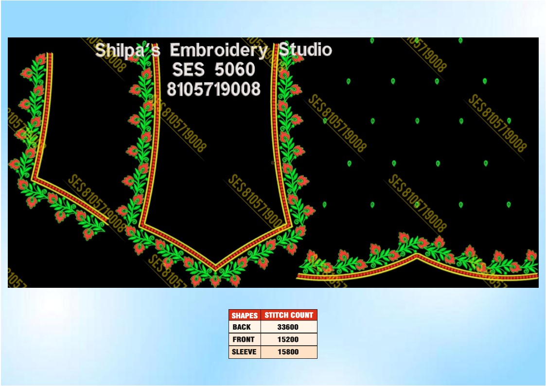 Embroidery Designs 5001-5100 Series