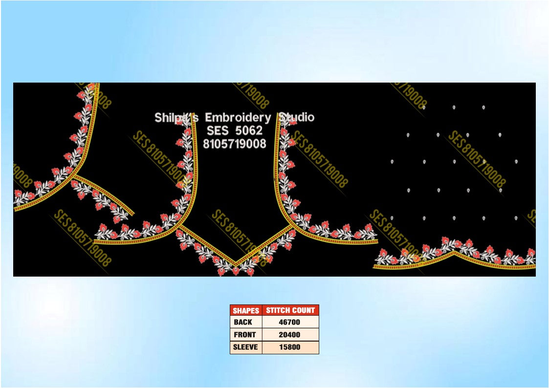 Embroidery Designs 5001-5100 Series