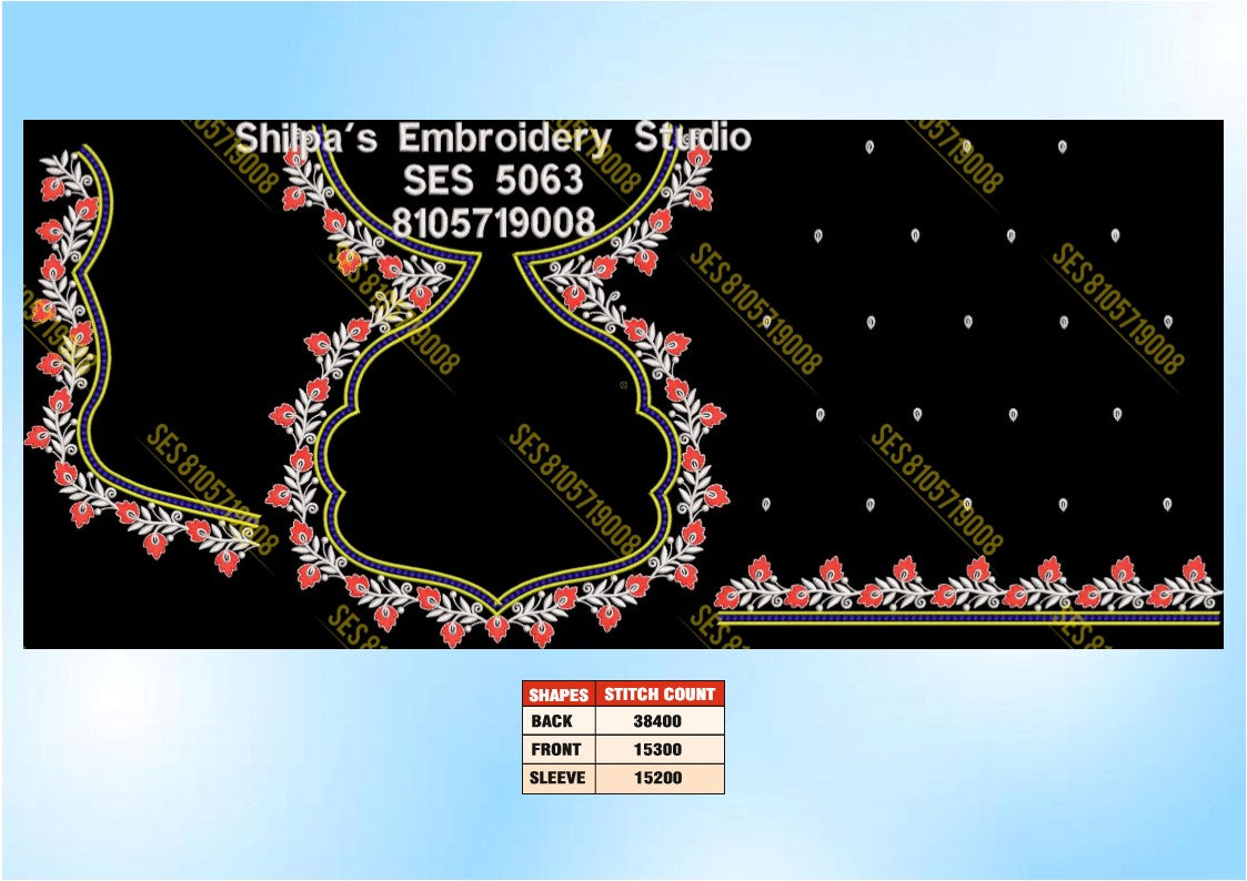 Embroidery Designs 5001-5100 Series