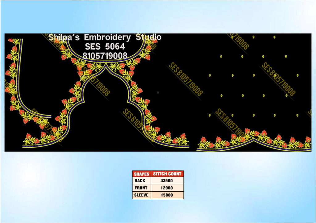 Embroidery Designs 5001-5100 Series