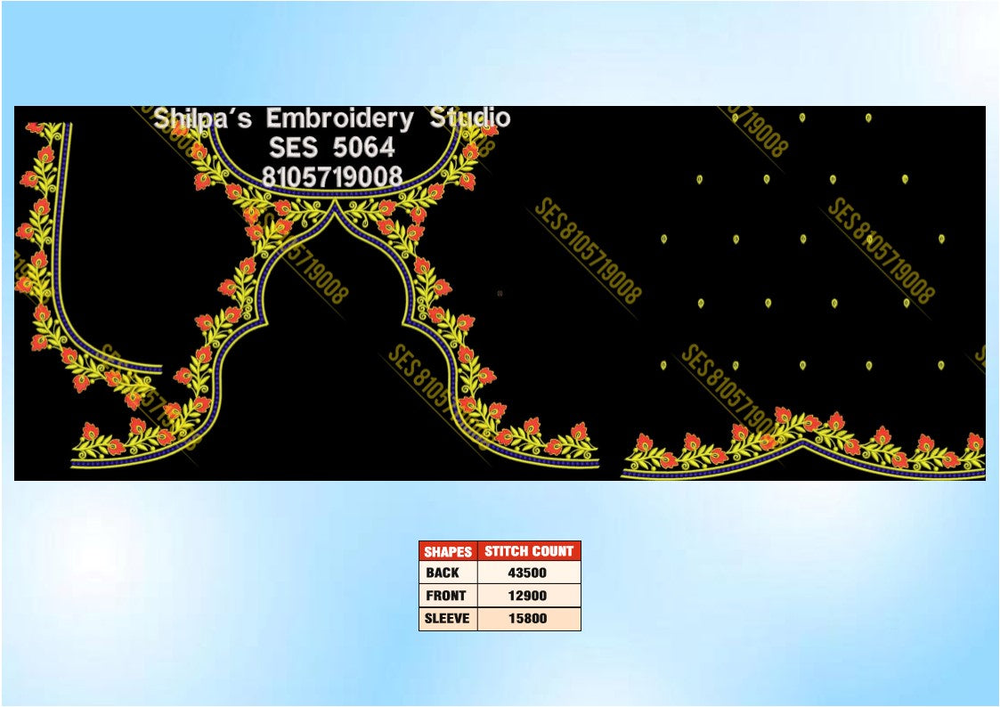 Embroidery Designs 5001-5100 Series