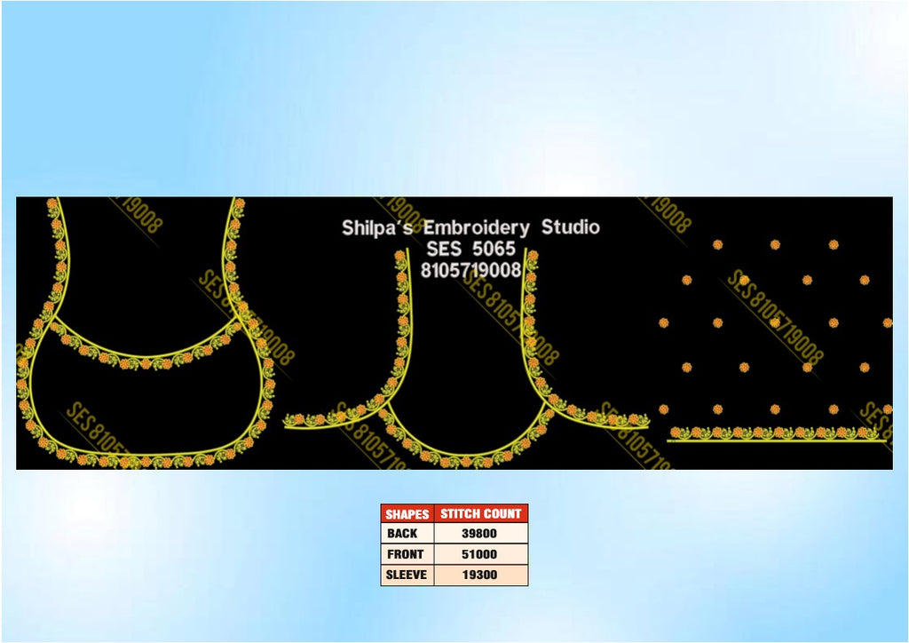 Embroidery Designs 5001-5100 Series