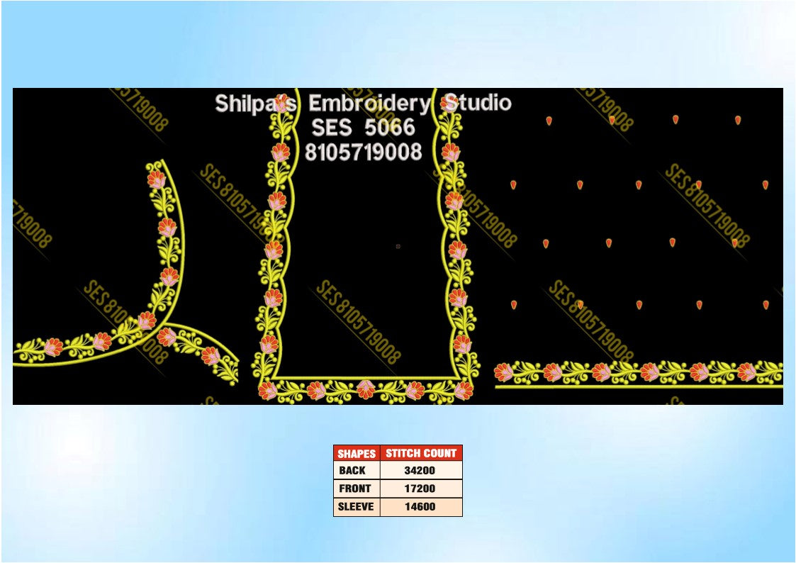 Embroidery Designs 5001-5100 Series