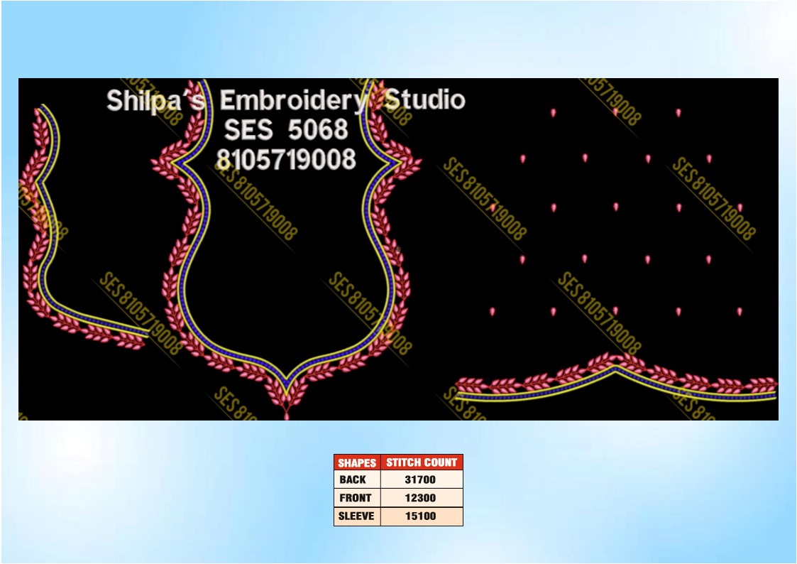 Embroidery Designs 5001-5100 Series