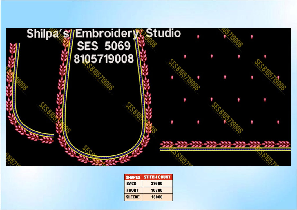 Embroidery Designs 5001-5100 Series