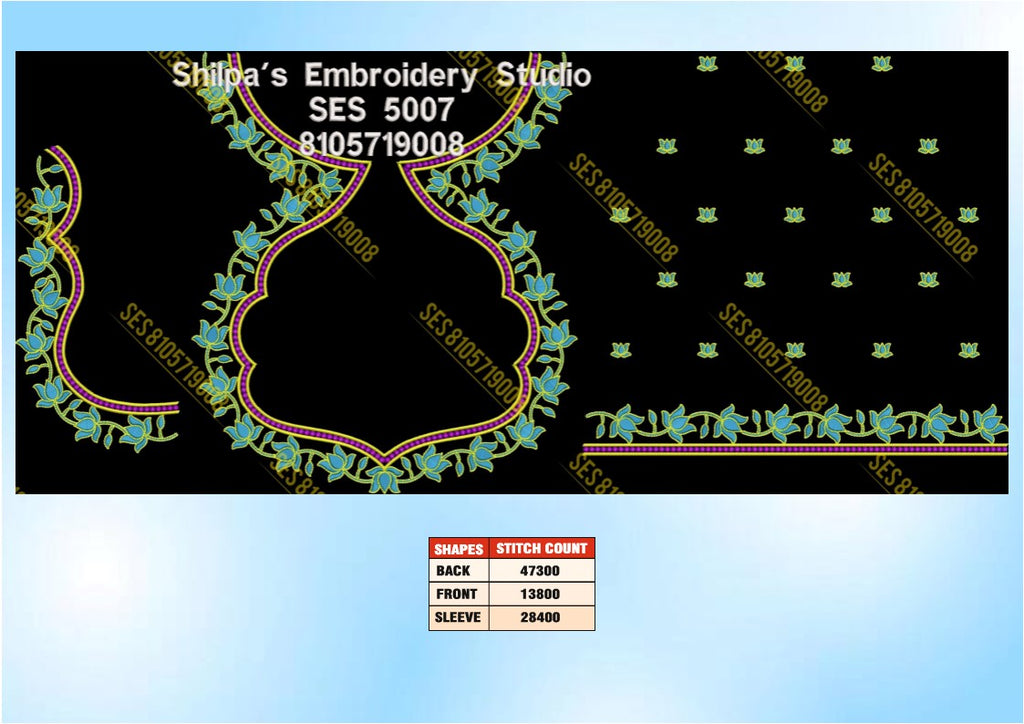 Embroidery Designs 5001-5100 Series