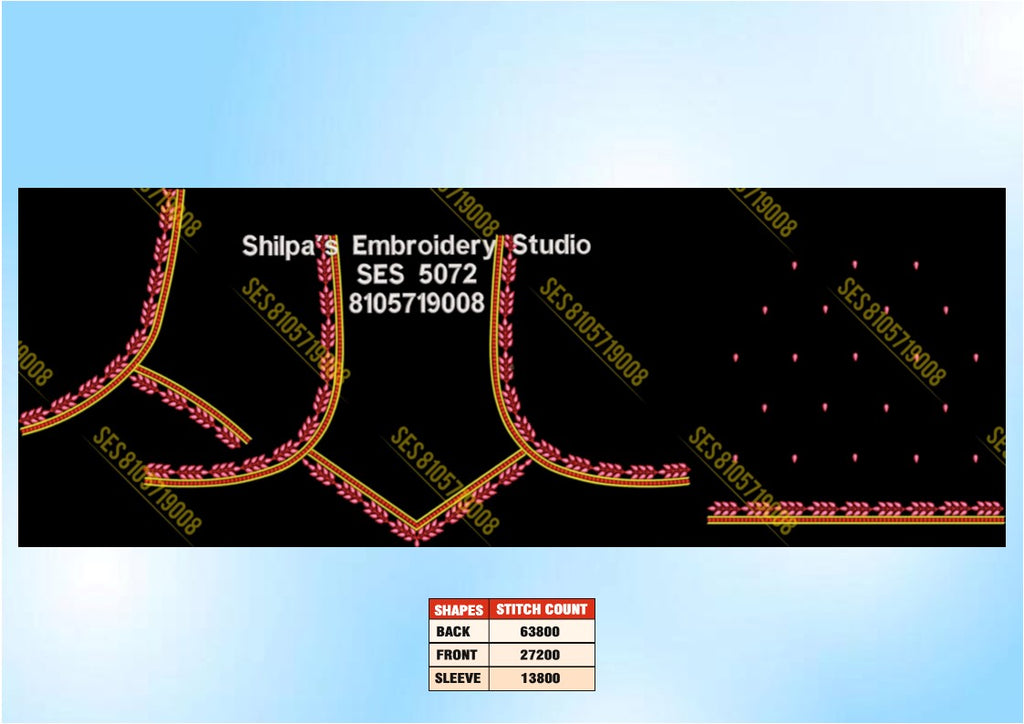 Embroidery Designs 5001-5100 Series
