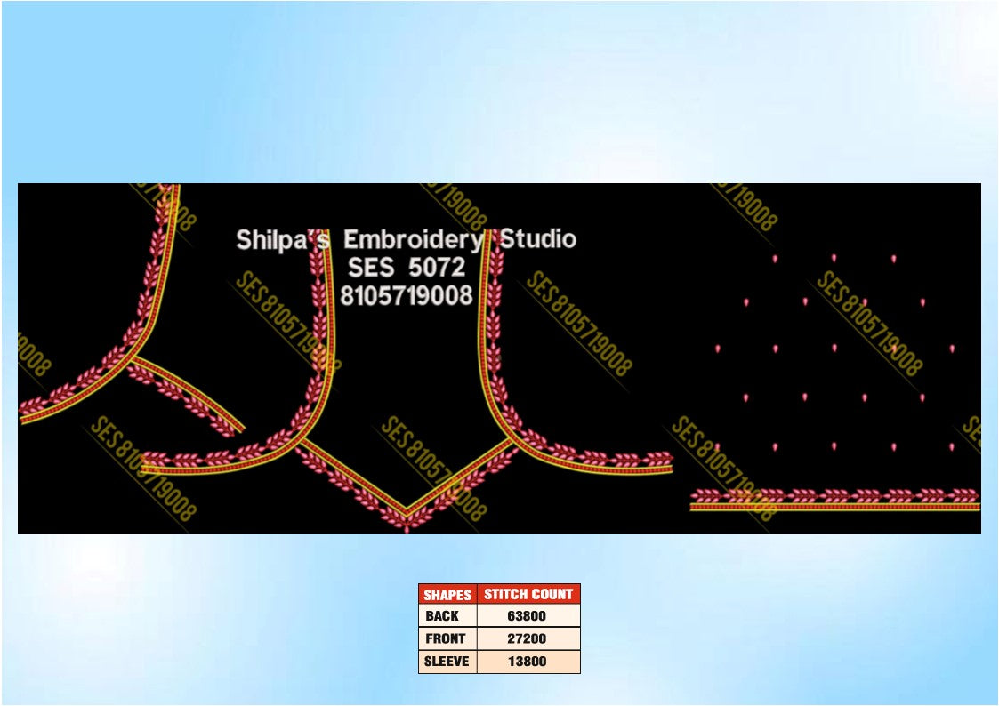 Embroidery Designs 5001-5100 Series