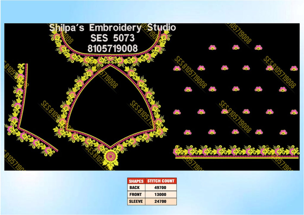 Embroidery Designs 5001-5100 Series