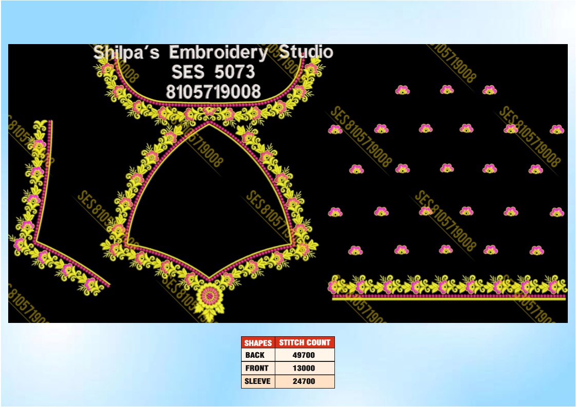 Embroidery Designs 5001-5100 Series