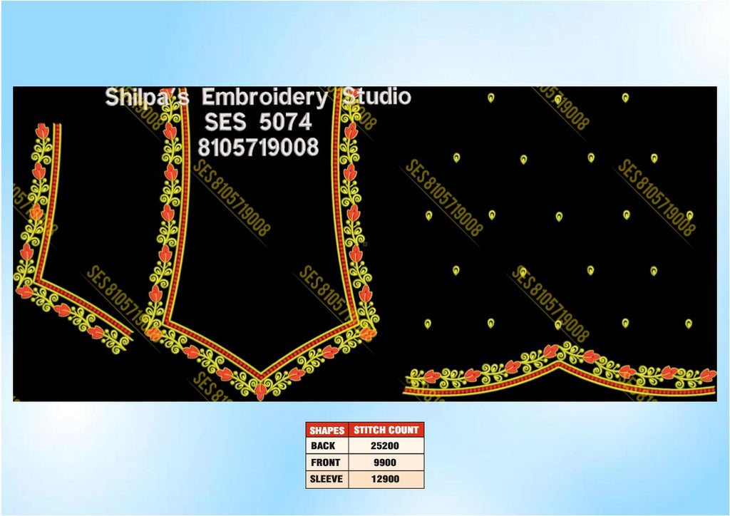 Embroidery Designs 5001-5100 Series