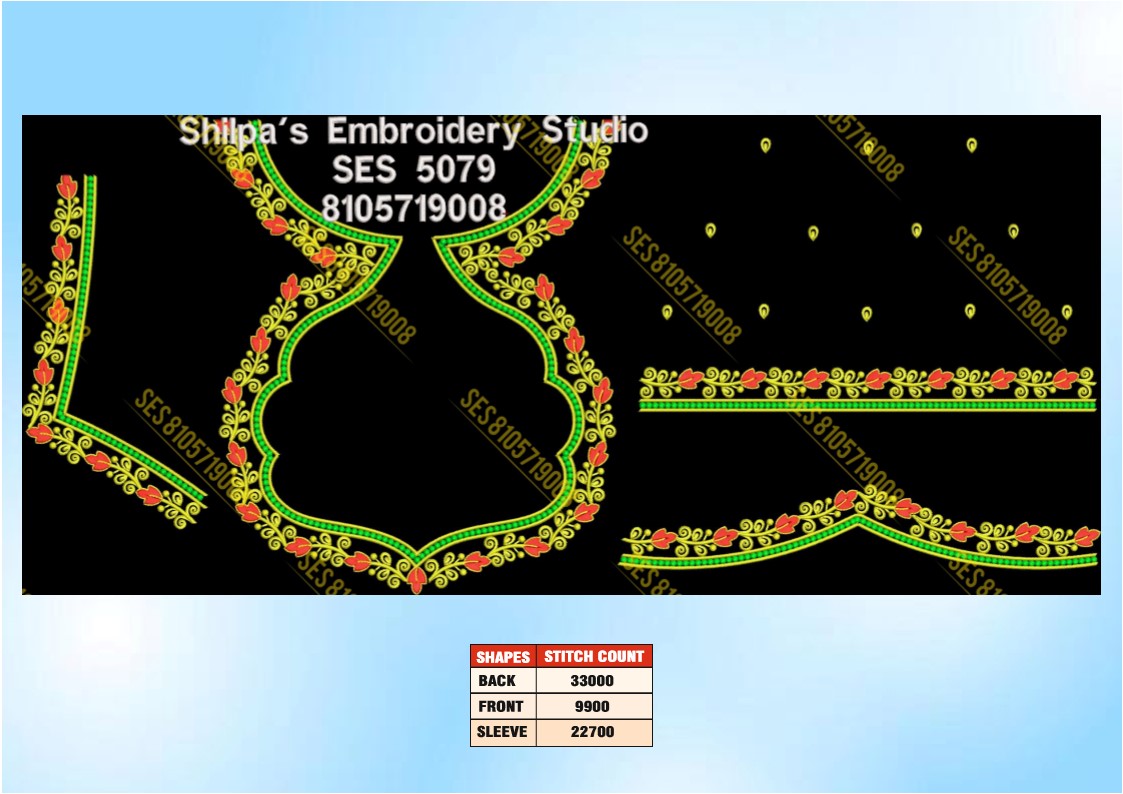 Embroidery Designs 5001-5100 Series
