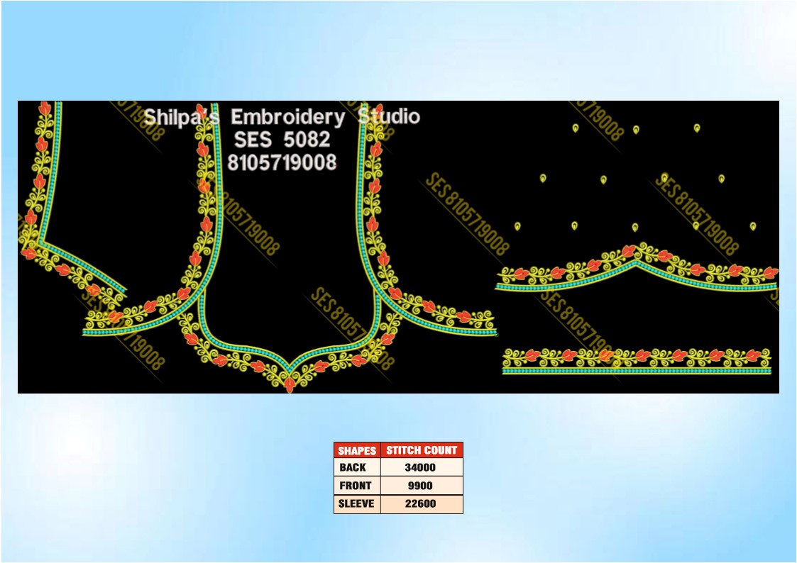 Embroidery Designs 5001-5100 Series