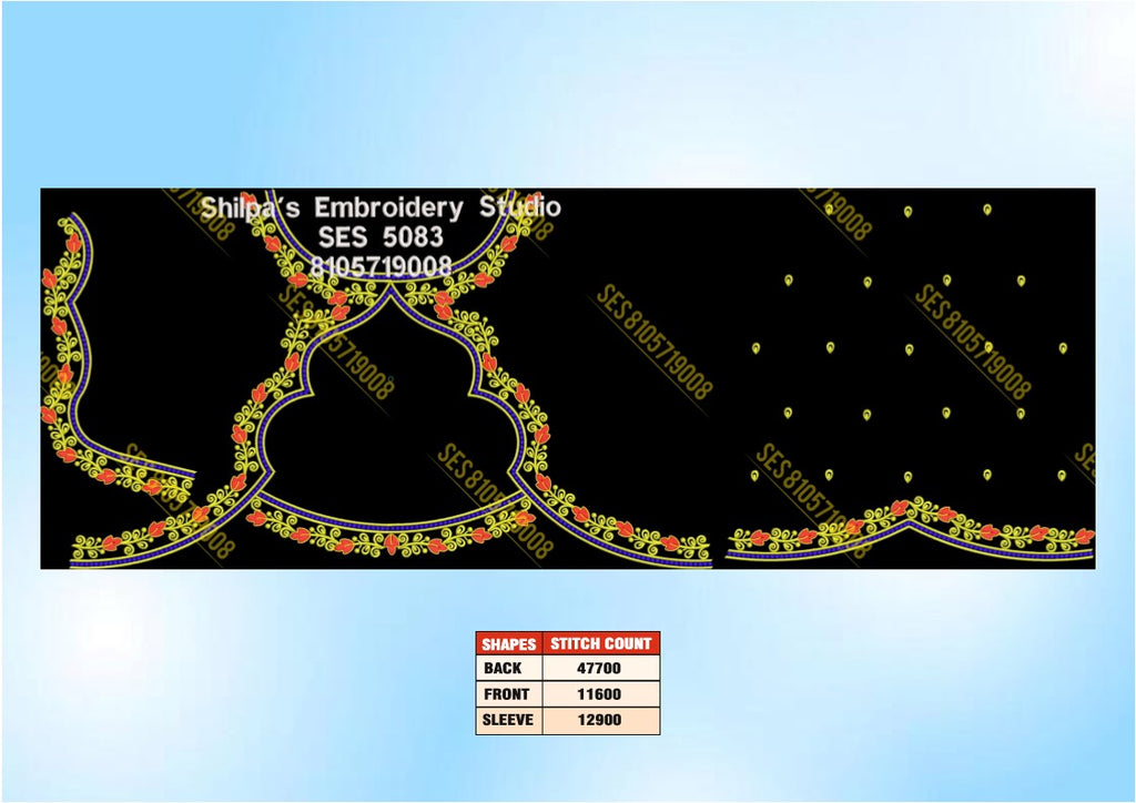 Embroidery Designs 5001-5100 Series