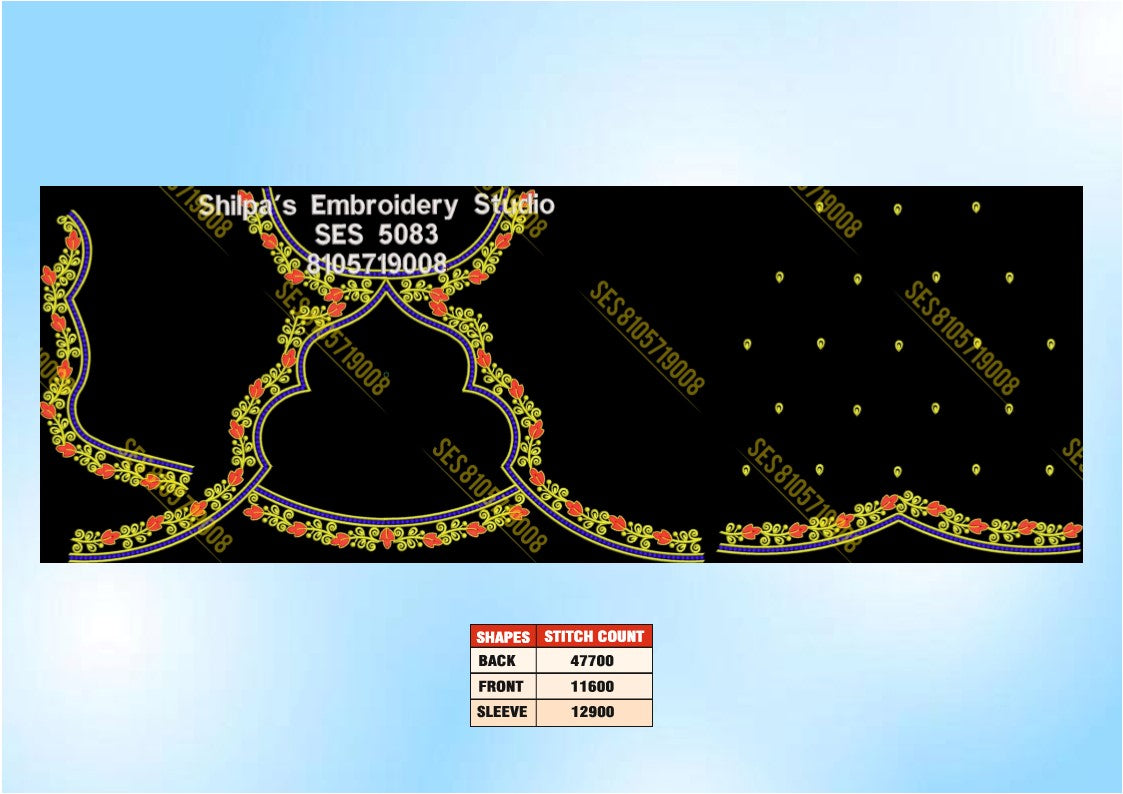 Embroidery Designs 5001-5100 Series