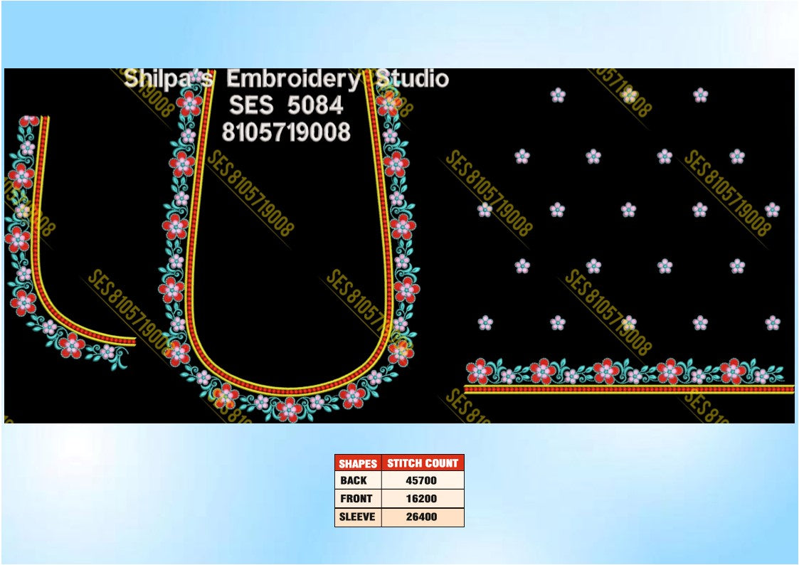Embroidery Designs 5001-5100 Series