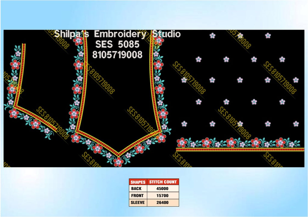 Embroidery Designs 5001-5100 Series