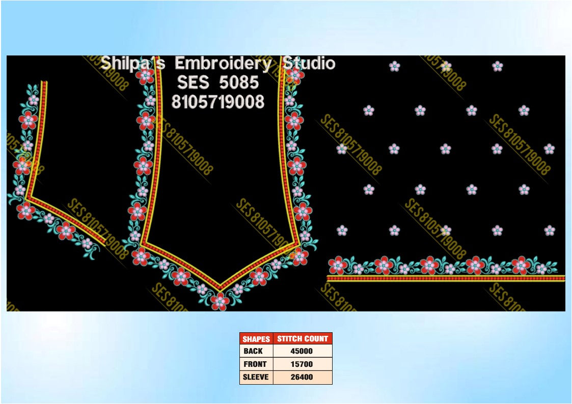 Embroidery Designs 5001-5100 Series