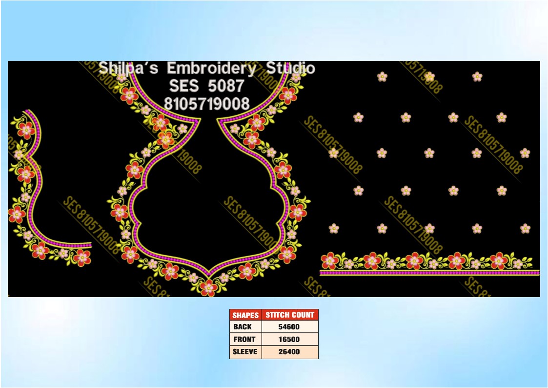Embroidery Designs 5001-5100 Series