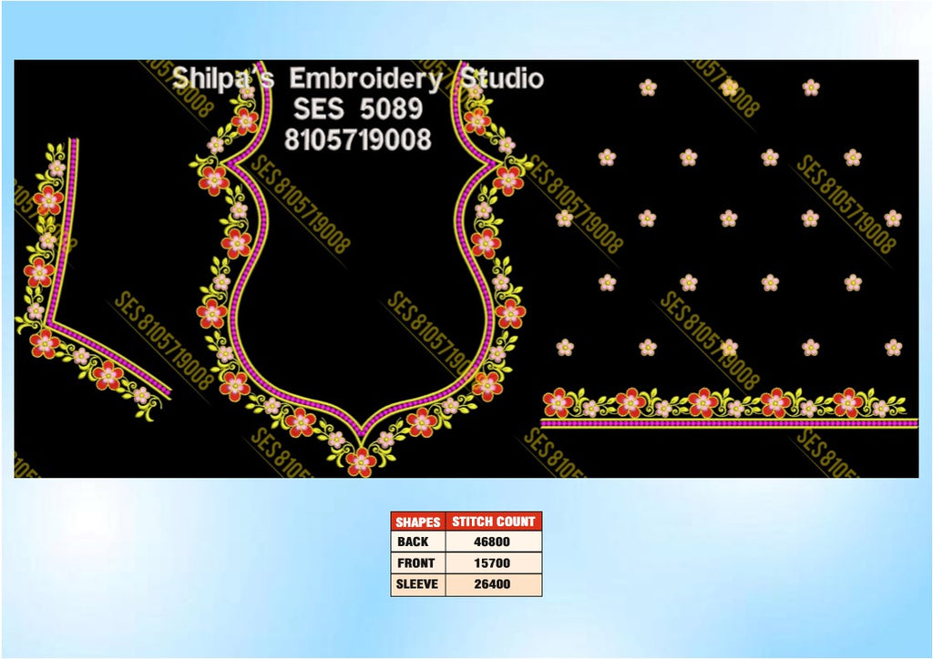 Embroidery Designs 5001-5100 Series