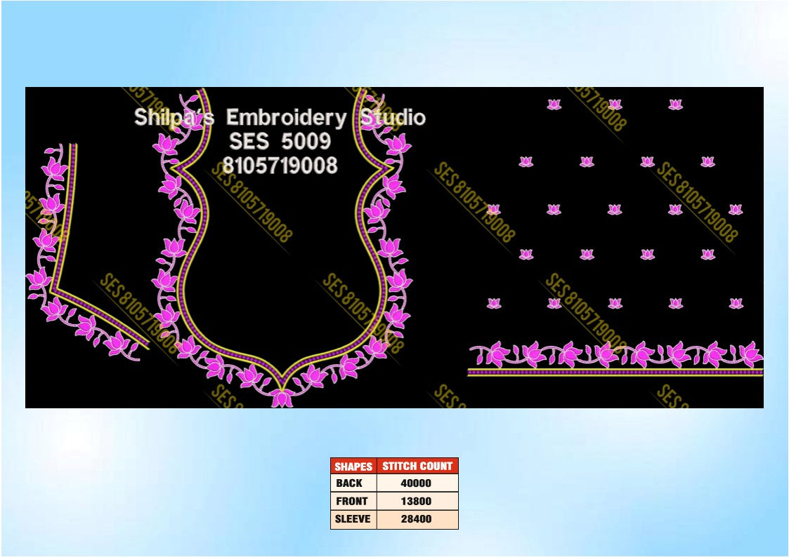Embroidery Designs 5001-5100 Series