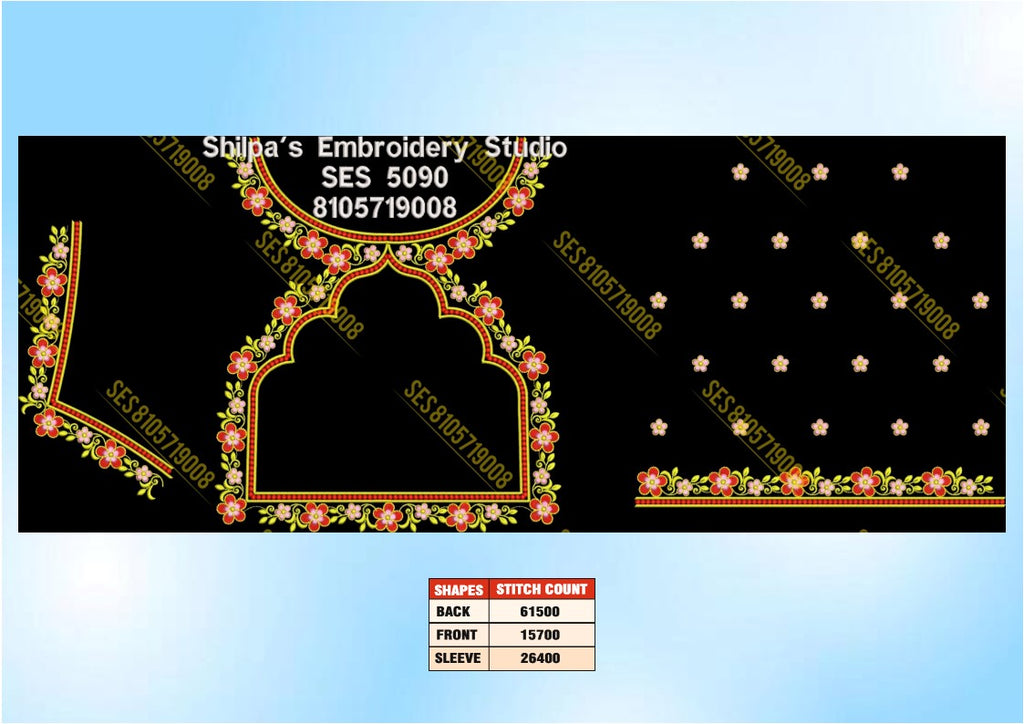 Embroidery Designs 5001-5100 Series