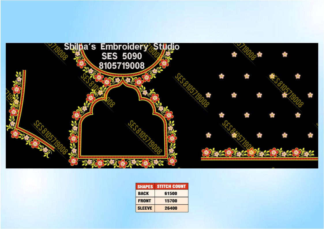Embroidery Designs 5001-5100 Series