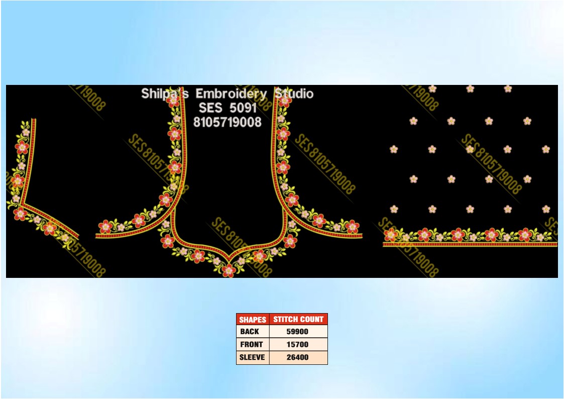 Embroidery Designs 5001-5100 Series