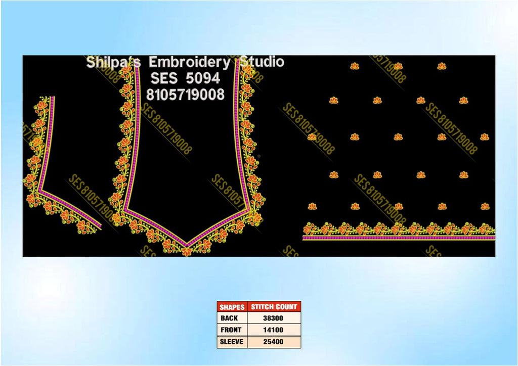 Embroidery Designs 5001-5100 Series
