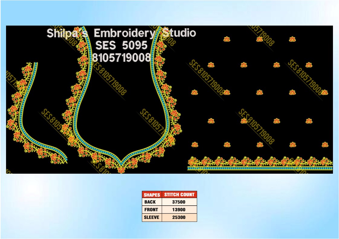 Embroidery Designs 5001-5100 Series