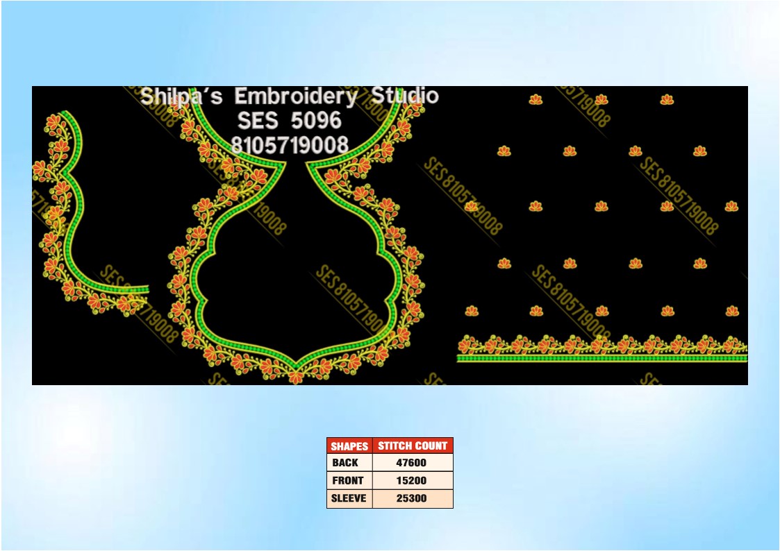 Embroidery Designs 5001-5100 Series