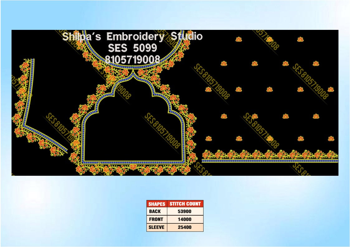 Embroidery Designs 5001-5100 Series