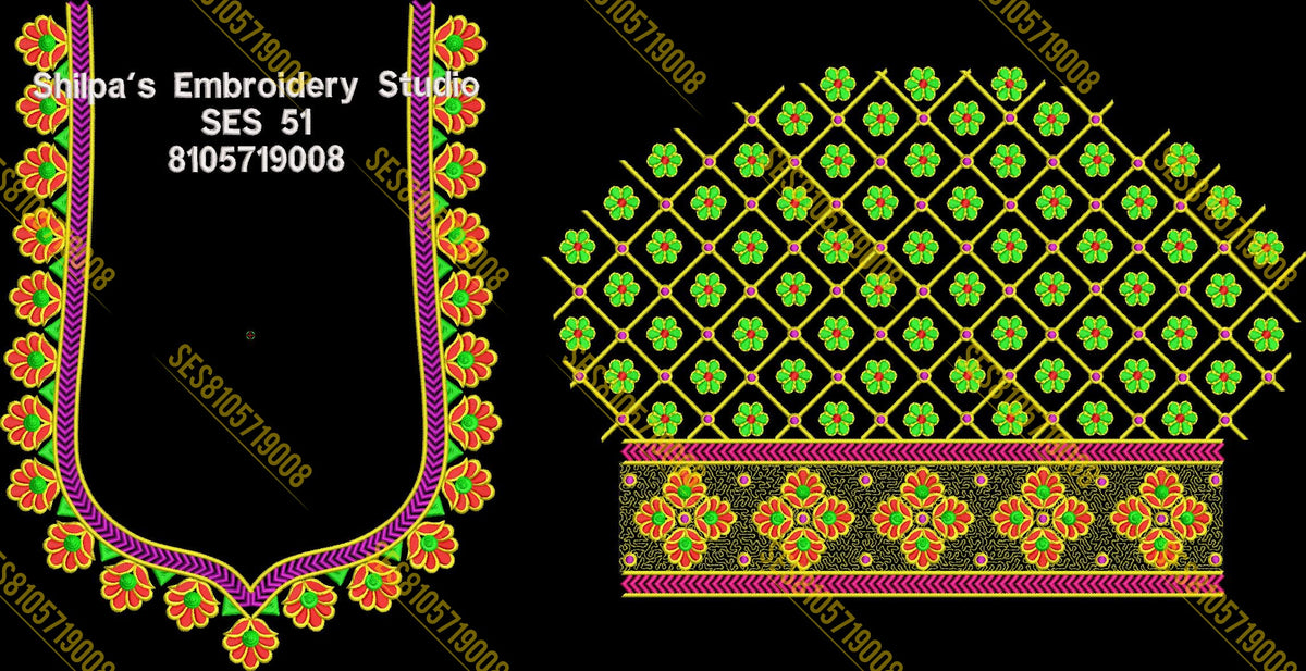 Embroidery Designs 1-100 Series