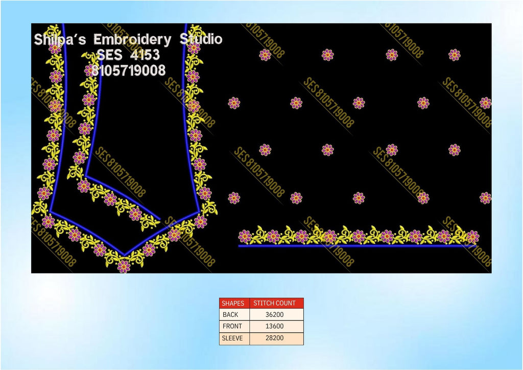 Embroidery Designs 4101-4200 Series